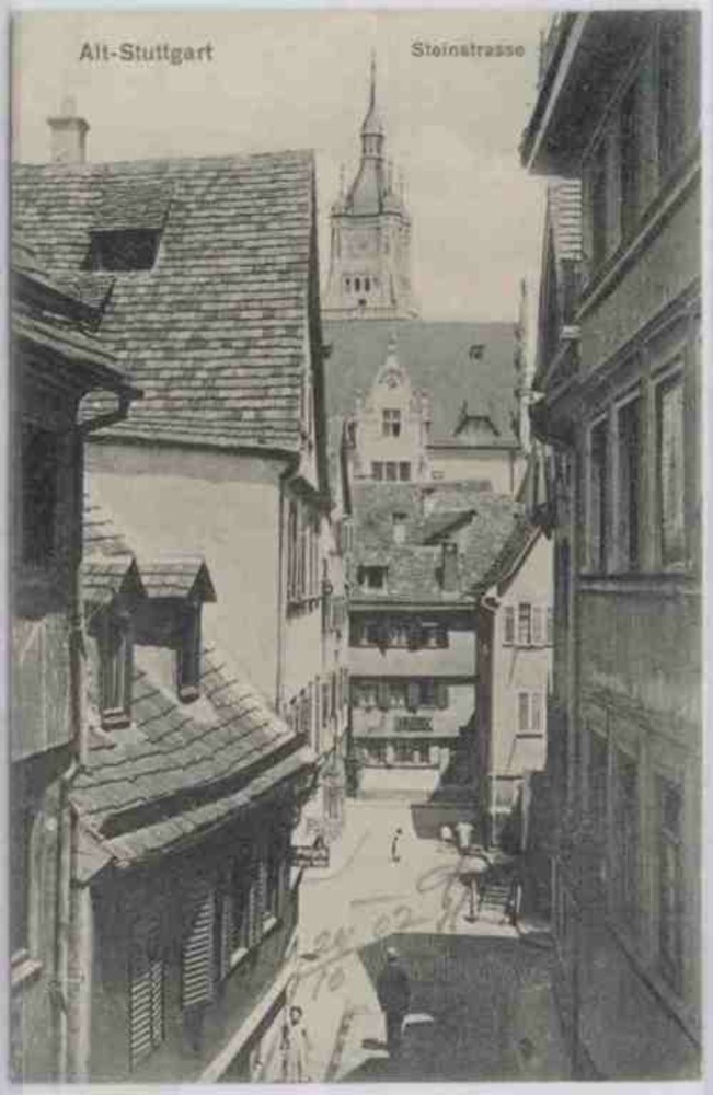 Alt-Stuttgart, Steinstrasse 1907