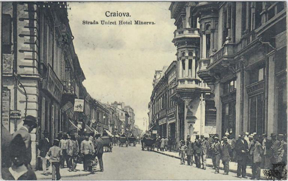 Ansichtskarte Craiova (Krajowa), Strada Unirei, gelaufen 1911