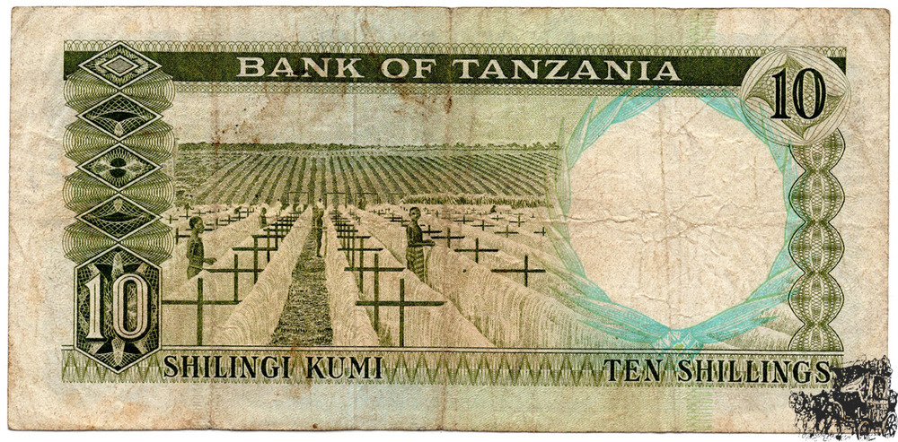 10 Shillings 1966 - Tanzania - schön