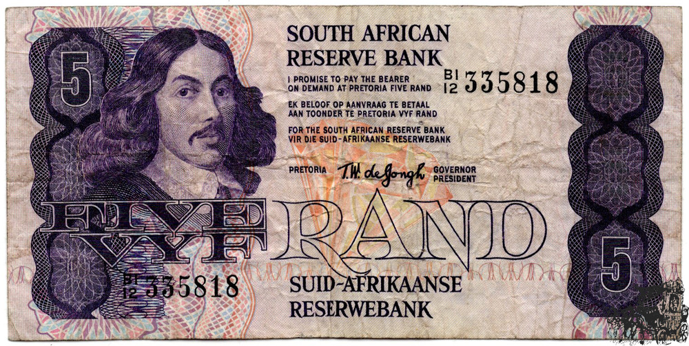 5 Rand 1978 Südafrika - schön
