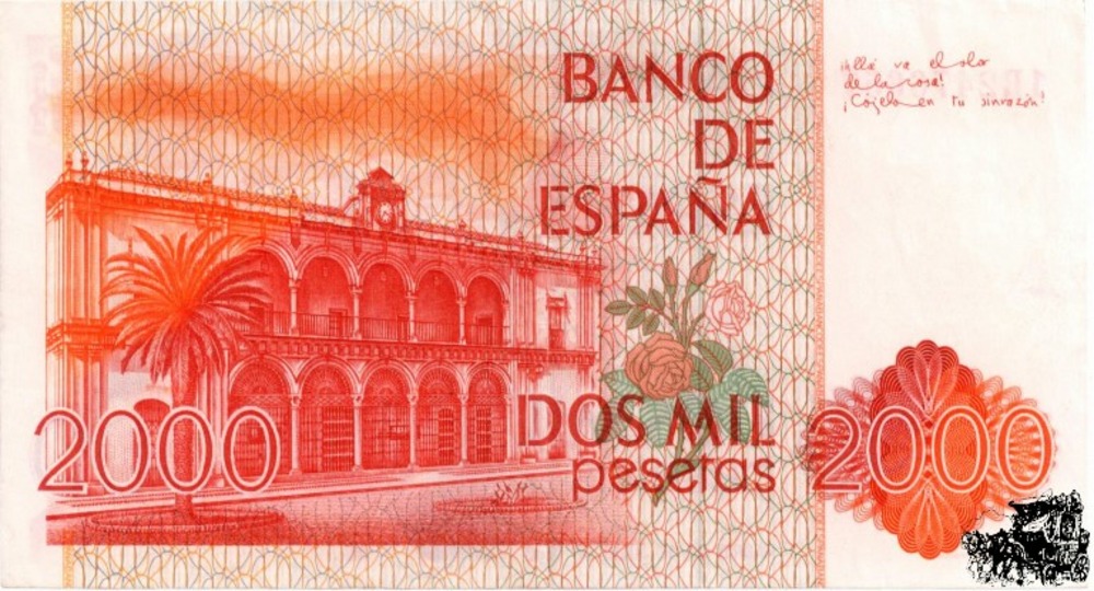2000 Pesetas 1980 - Spanien