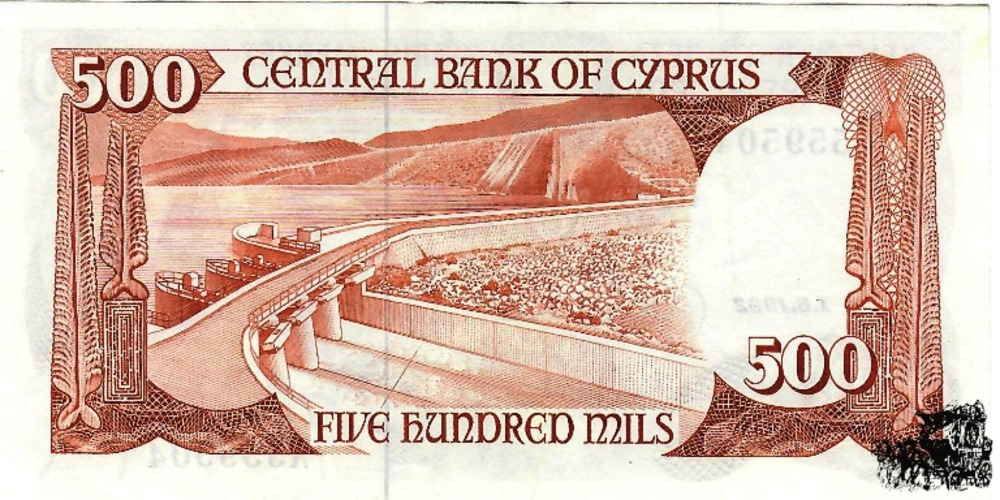 500 Mils 1982 Zypern - vorzüglich