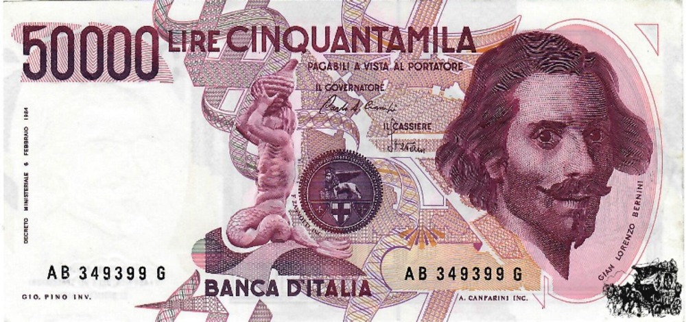 50.000 Lire 1984 - Italien