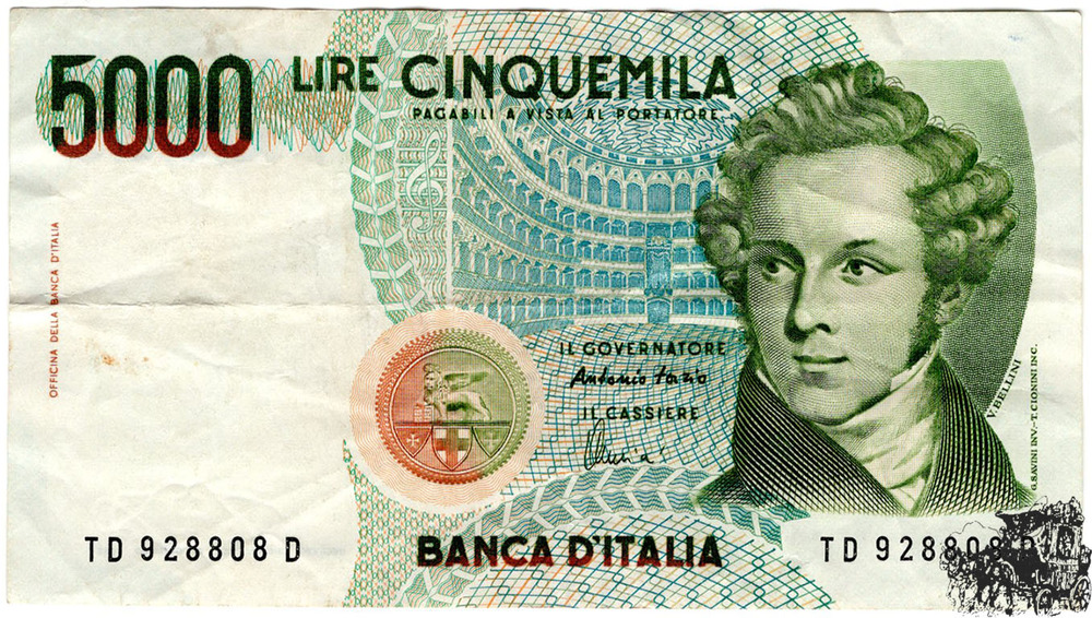 5000 Lire 1985 - Italien