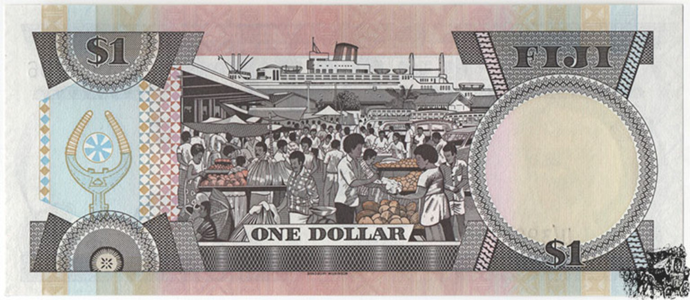 1 Dollar 1987 - Fiji - bankfrisch