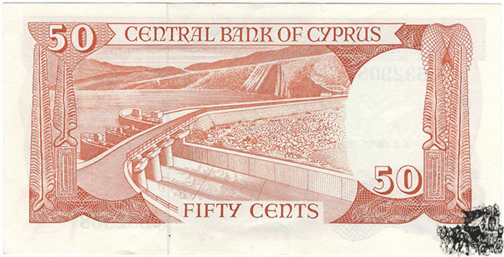 50 Cents 1987 - Zypern - bankfrisch
