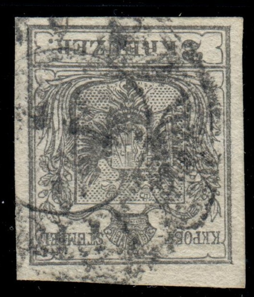 Österreich O 1850, 2 Kreuzer Wappen Handpapier Type Ia, Platte 1, ATTEST