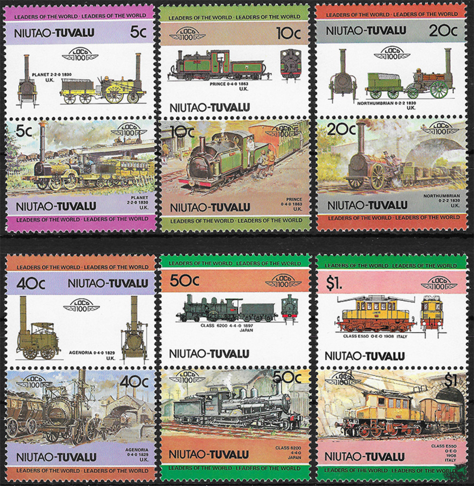 Tuvalu Niutao 1984 ** - Lokomotiven, „Planet“