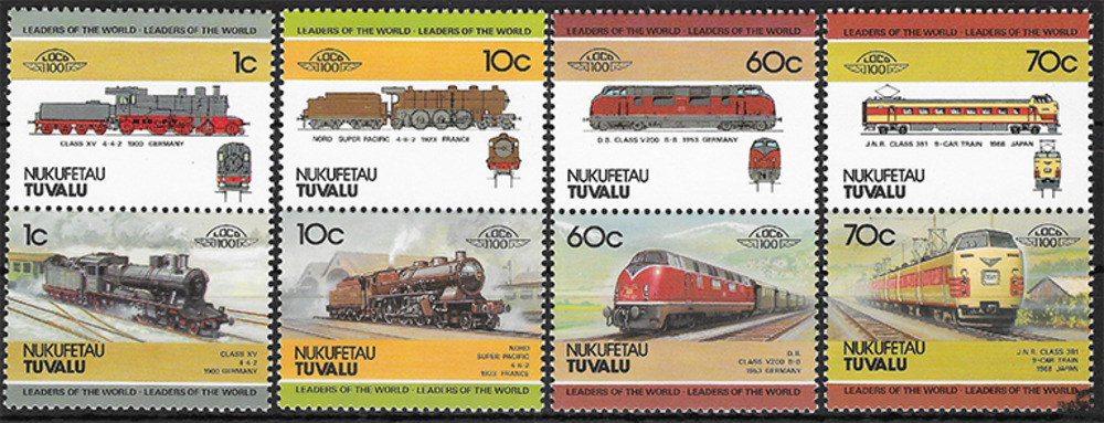 Tuvalu Nukufetau 1985 ** - Lokomotiven, Klasse XV