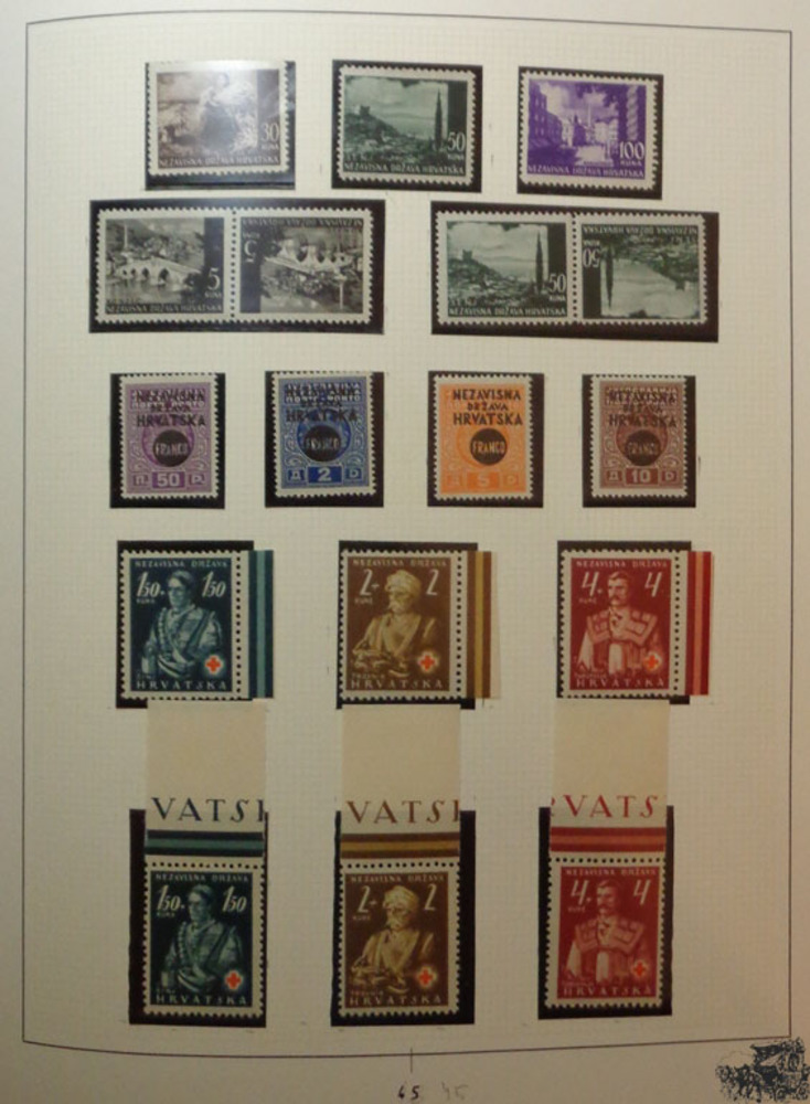 Sammlung Kroatien 1941-1945** postfrisch