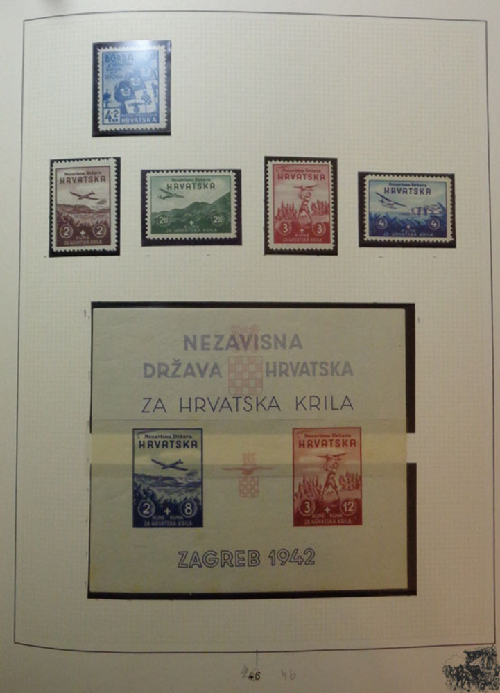 Sammlung Kroatien 1941-1945** postfrisch