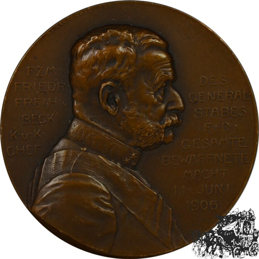 Bronzemedaille - Friedrich Freiherr v. Beck
