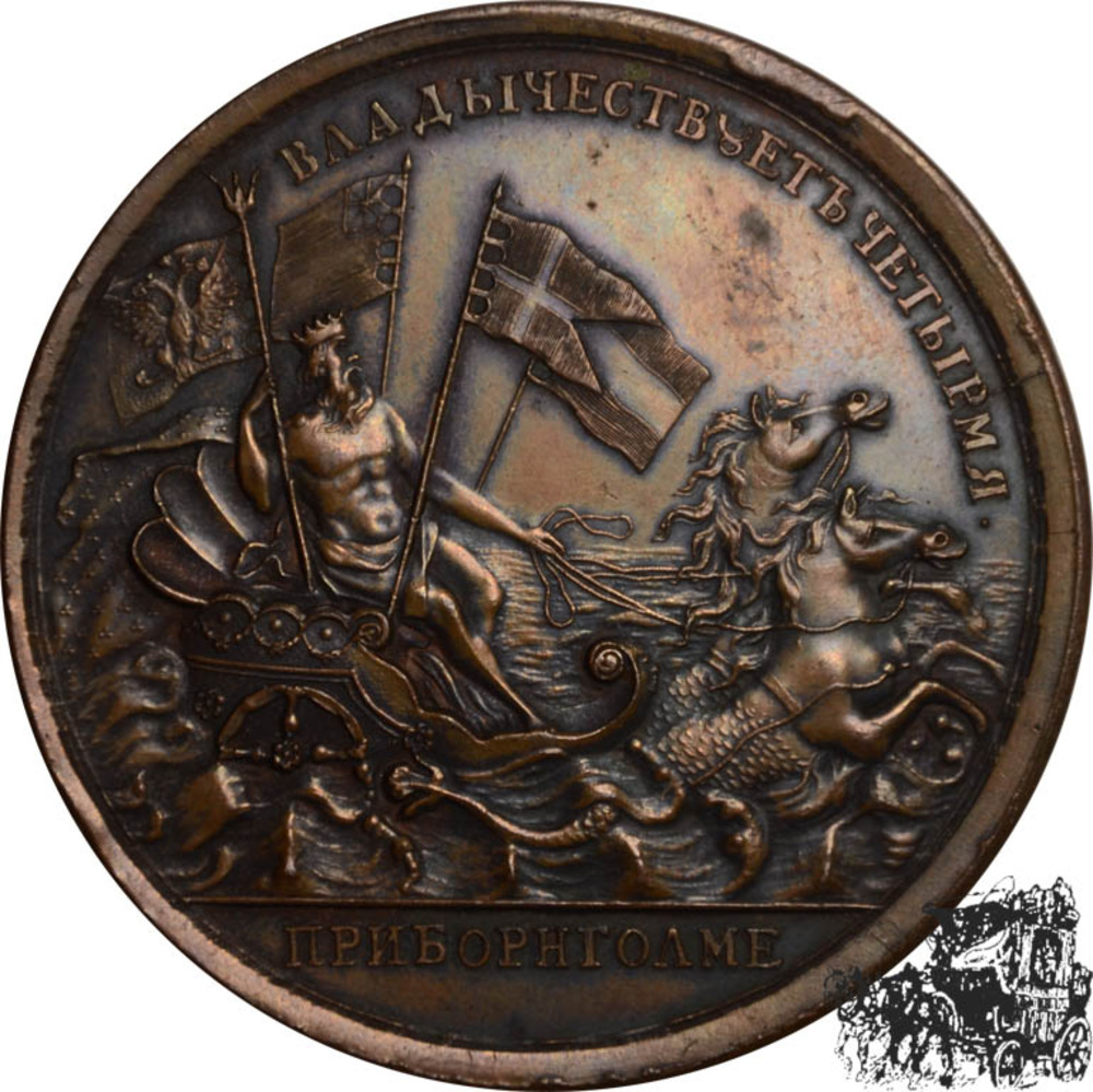 AE-Medaille - Peter I., der Große 1716
