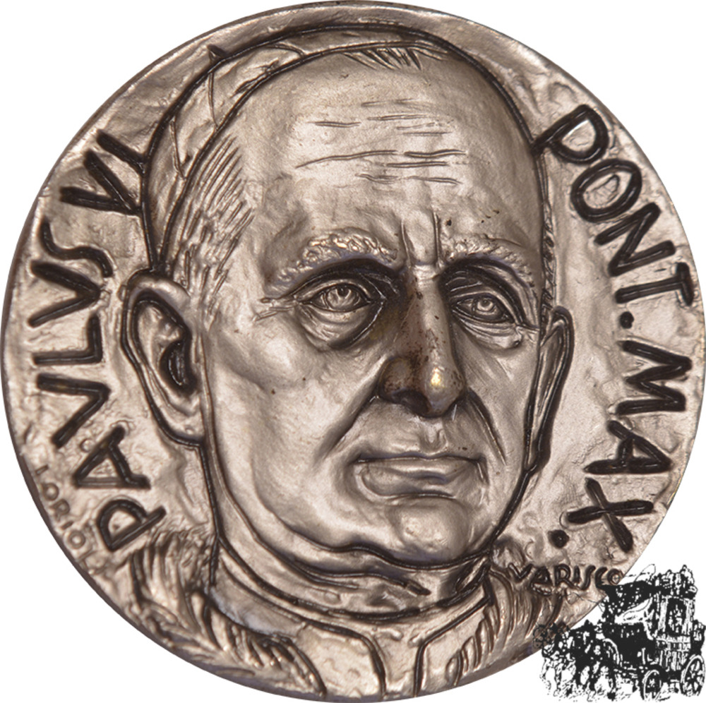 Medaille 1964 - Papst Paulus VI., in terra sancta Perigrinus