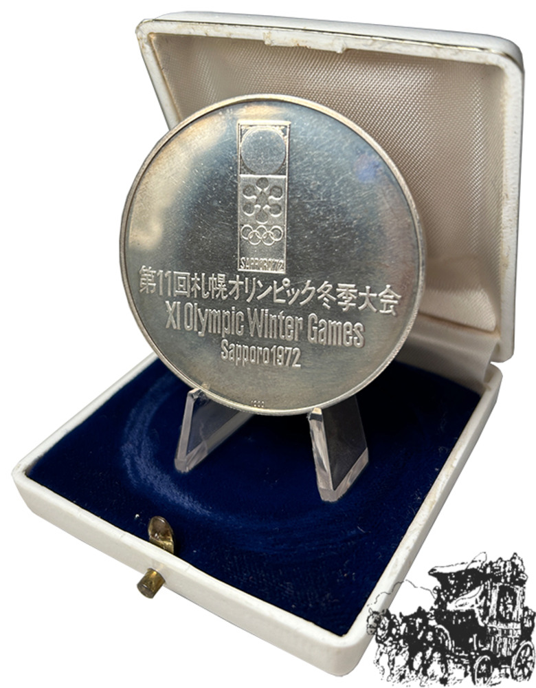 AR-Medaille 1972 - Olympiade Sapporo 1972, Japan, PP. 