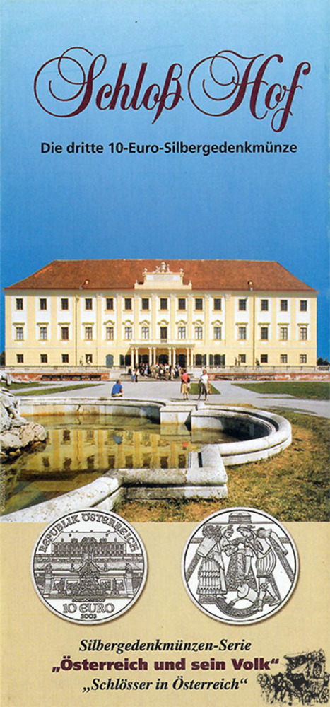10 Euro 2003 - Schloss Hof, Folder