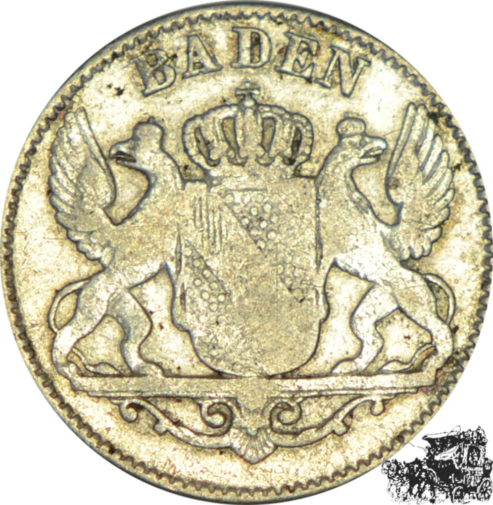 6 Kreuzer 1848 - Baden