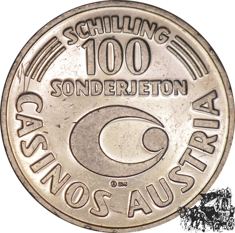 100 Schilling 1985  - “Wiener Opernball“ Casino Austria Jeton