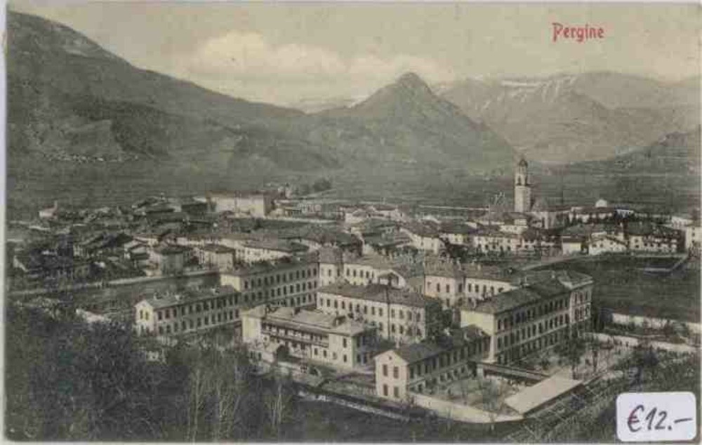 Pergine Valsugana (Fersen im Suganertal), gelaufen 1911