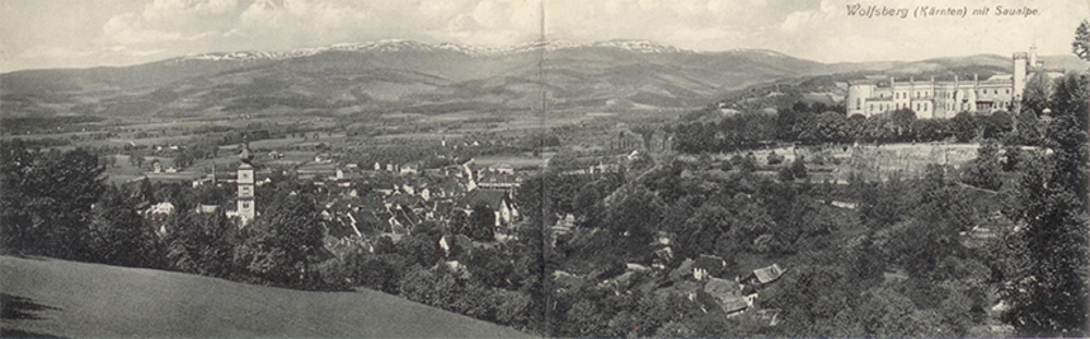 Ansichtskarte Kärnten - Wolfsberg mit Saualpe