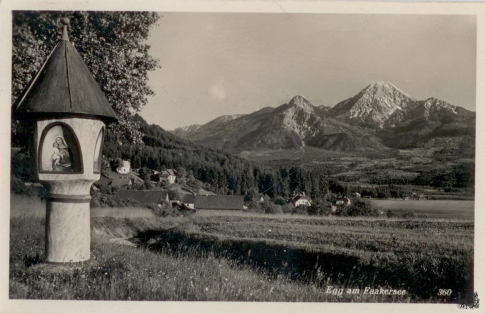 Ansichtskarte Egg am Faakersee (Villach) ca. 1950 Ansichtskarte Egg am Faakersee (Villach) ca. 1950