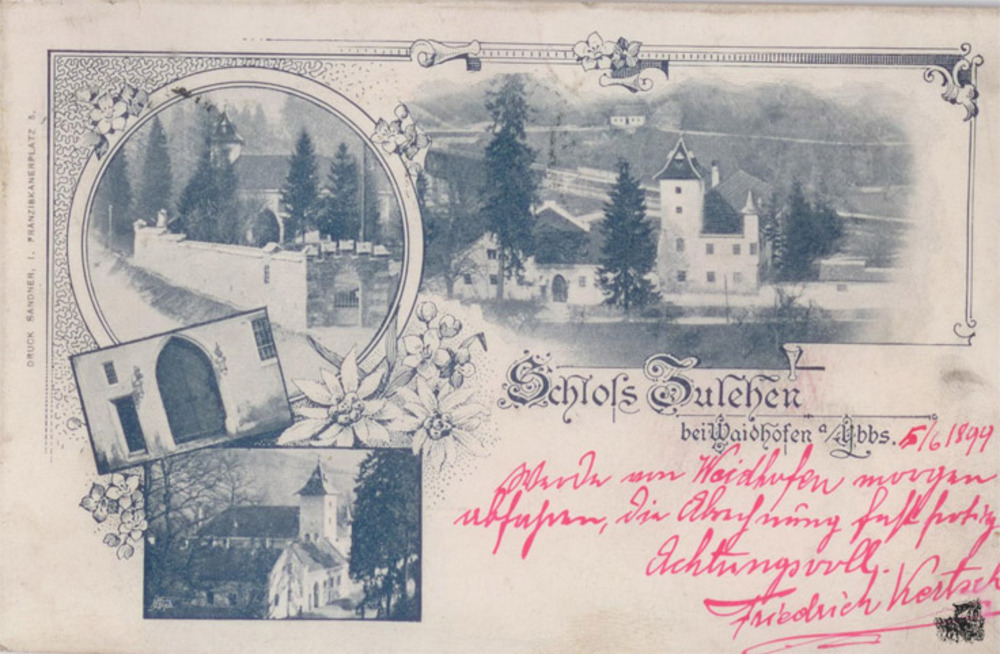 Ansichtskarte Zulehen bei Waidhofen a.d. Ybbs ca.1899 Ansichtskarte Zulehen bei Waidhofen a.d. Ybbs ca.1899