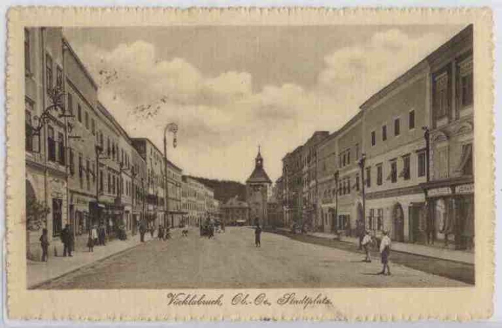 Vöcklabruck, Stadtplatz 1914 Vöcklabruck, Stadtplatz 1914