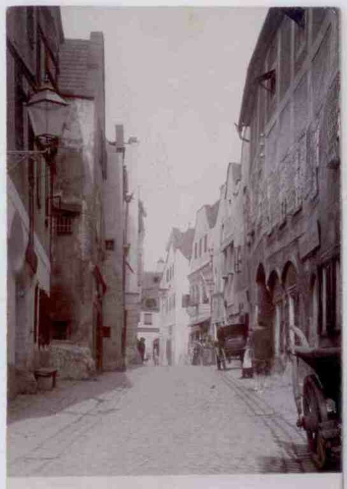 Steyr, O.Ö., Straßenansicht, Fotokarte 1916 Steyr, O.Ö., Straßenansicht, Fotokarte 1916