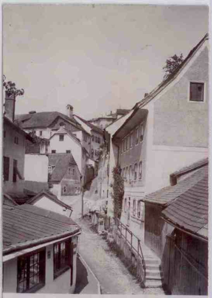 Steyr, O.Ö., Straßenansicht, Fotokarte 1916 Steyr, O.Ö., Straßenansicht, Fotokarte 1916
