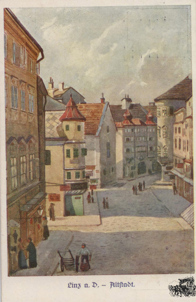 Ansichtskarte Linz, Altstadt, Verein Südmark, ca. 1914