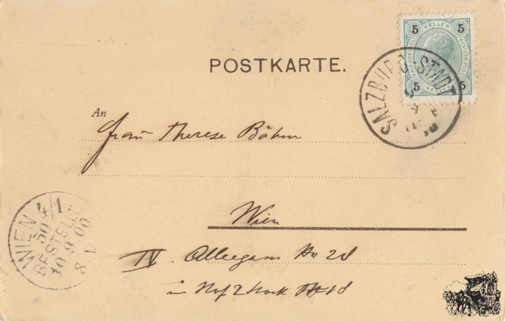 Postkarte: Salzburg - Villa Kammerer Postkarte: Salzburg - Villa Kammerer