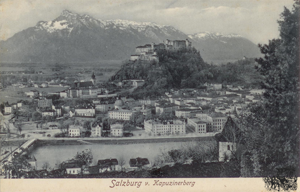 Postkarte: Salzburg v. Kapuzinerberg Postkarte: Salzburg v. Kapuzinerberg