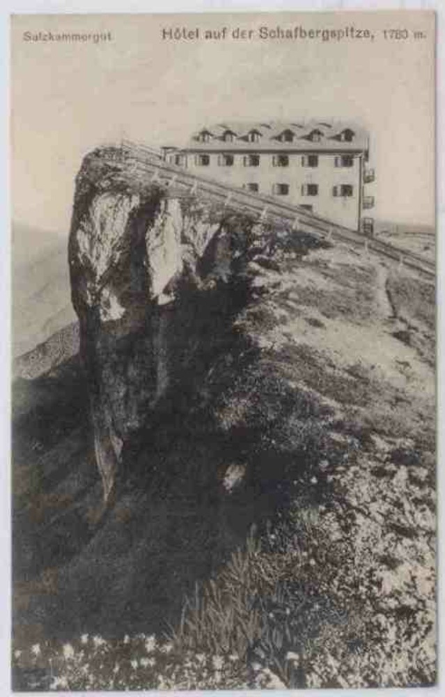 Hotel Schafbergspitze im Salzkammergut bei St. Wolfgang 1908 Hotel Schafbergspitze im Salzkammergut bei St. Wolfgang 1908
