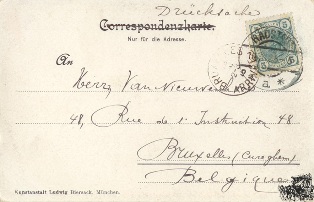 Postkarte: Untertauern mit Gaisstein Postkarte: Untertauern mit Gaisstein
