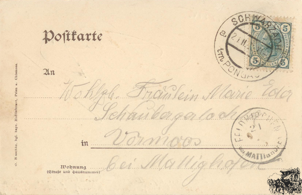 Postkarte: Gruss aus Schwarzach i. Pongau Postkarte: Gruss aus Schwarzach i. Pongau