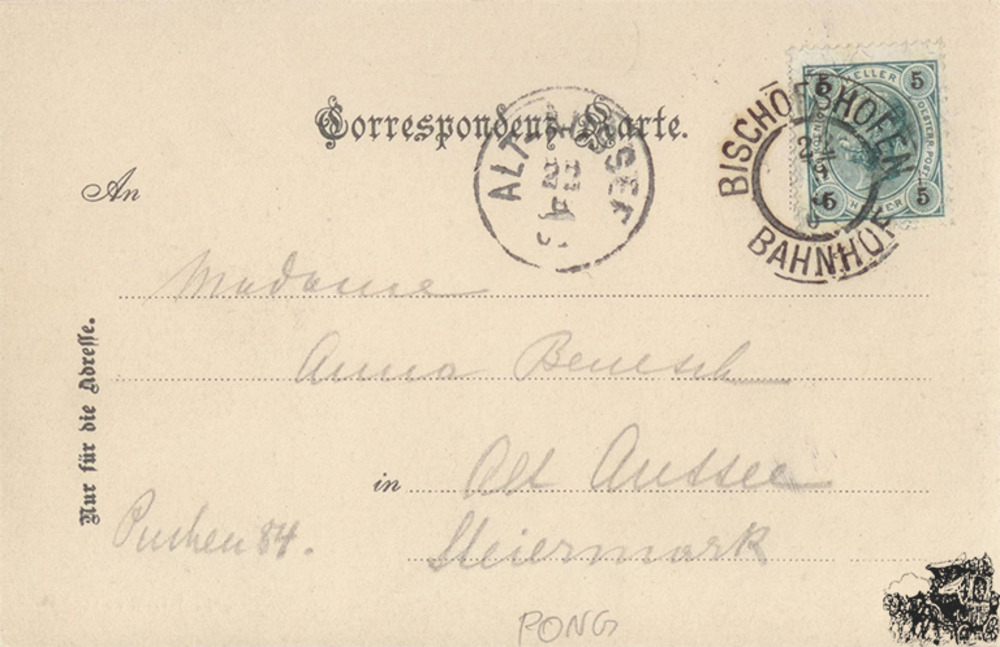 Postkarte: Mühlbach bei Bischofshofen