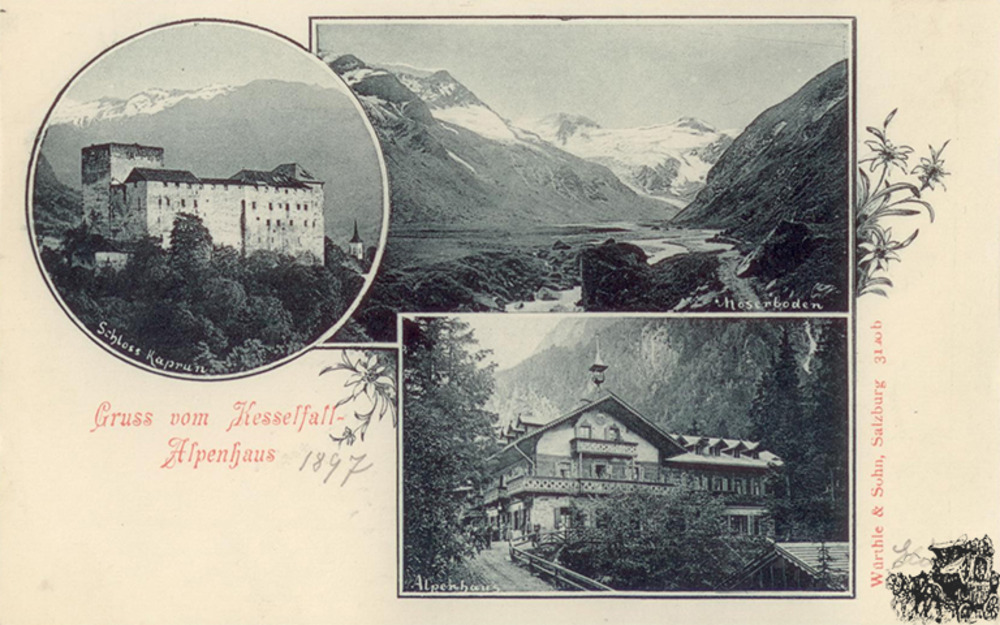 Postkarte: Gruss vom Kesselfall-Alpenhaus Postkarte: Gruss vom Kesselfall-Alpenhaus