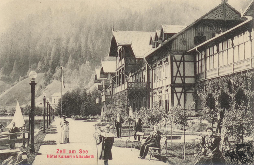 Postkarte: Zell am See - Hotel Kaiserin Elisabeth Postkarte: Zell am See - Hotel Kaiserin Elisabeth