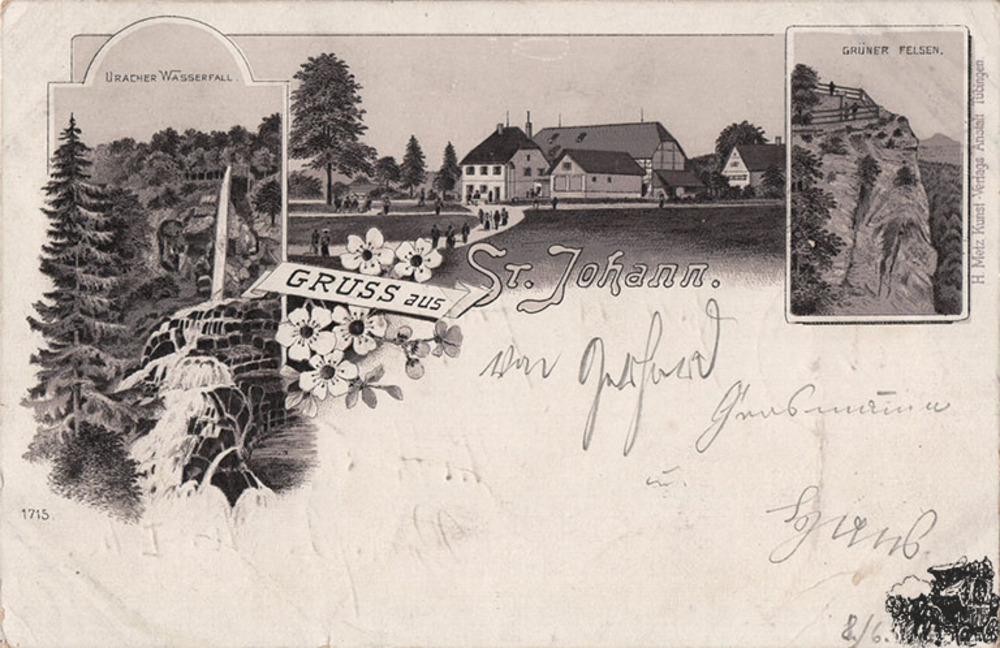 Postkarte: Gruss aus St. Johann