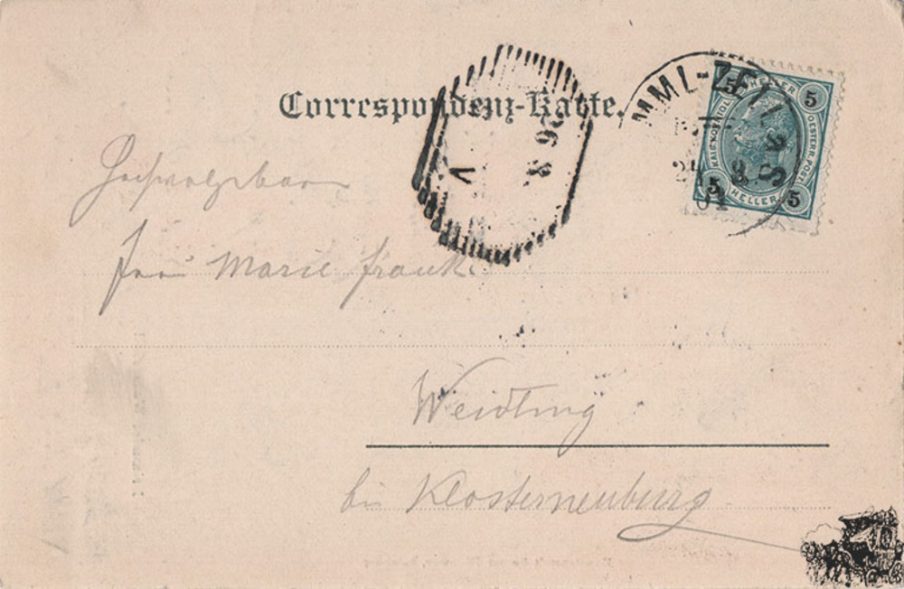 Postkarte: Gruss aus Krimml Postkarte: Gruss aus Krimml