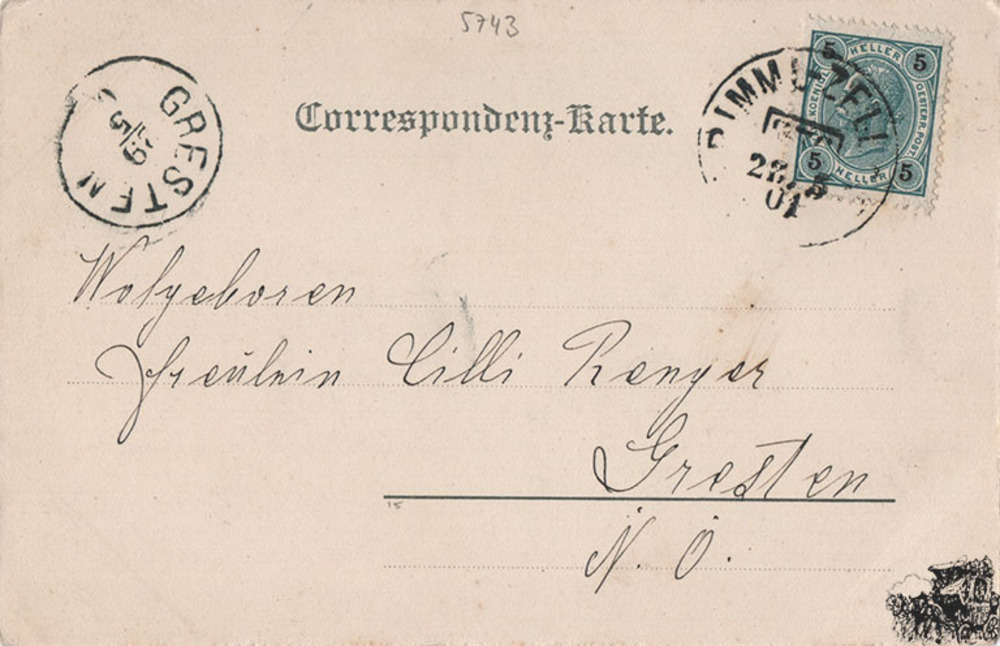Postkarte: Hotel Kastlunger Postkarte: Hotel Kastlunger