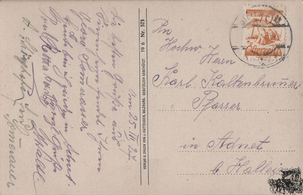 Postkarte: Siezenheim bei Salzburg