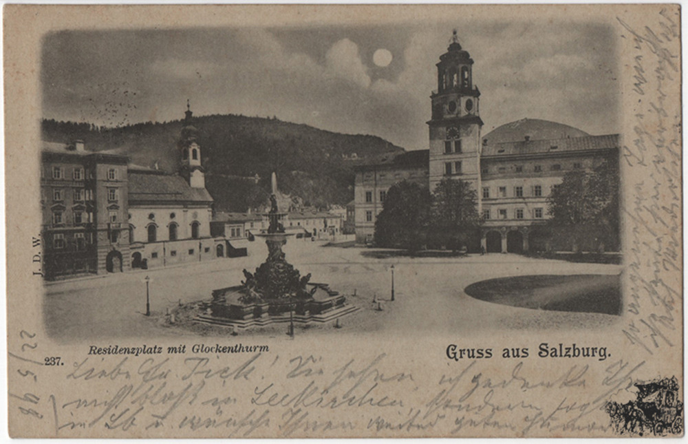 Postkarte: Gruss aus Salzburg Postkarte: Gruss aus Salzburg