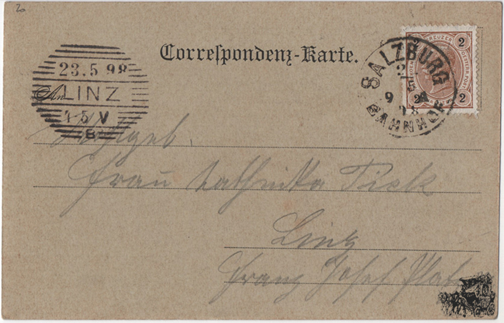 Postkarte: Gruss aus Salzburg Postkarte: Gruss aus Salzburg