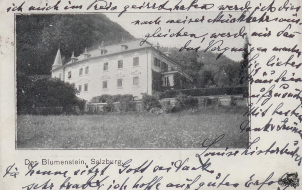 Ansichtskarte Salzburg Schloss Blumenstein 1915 Ansichtskarte Salzburg Schloss Blumenstein 1915