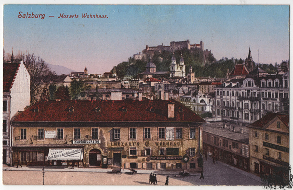 Ansichtskarte - Salzburg Mozarts Wohnhaus Ansichtskarte - Salzburg Mozarts Wohnhaus