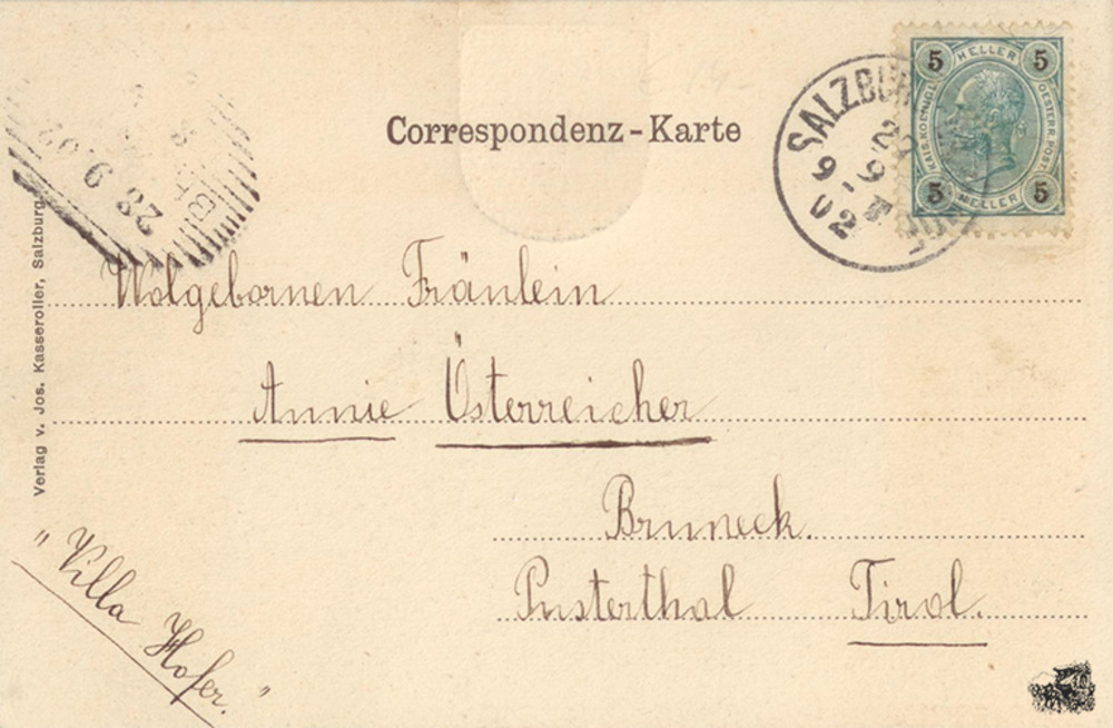 Postkarte Salzburg von Mülln Postkarte Salzburg von Mülln