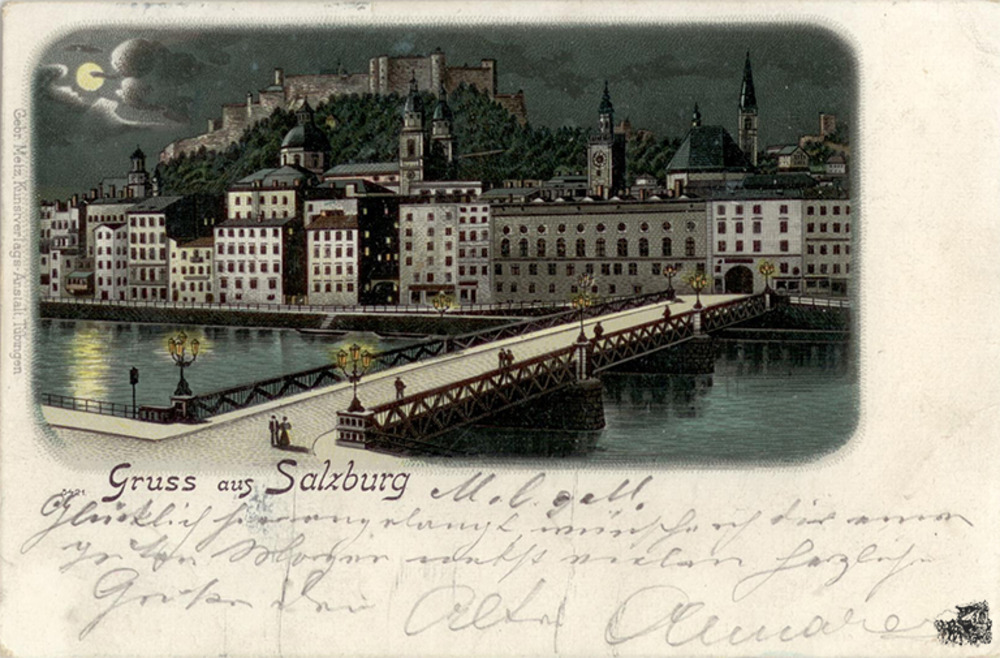 Postkarte: Gruss aus Salzburg Postkarte: Gruss aus Salzburg