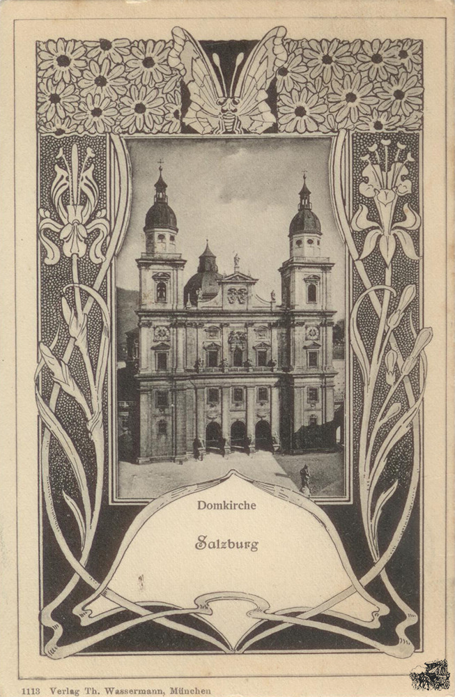 Postkarte: Salzburg - Domkirche