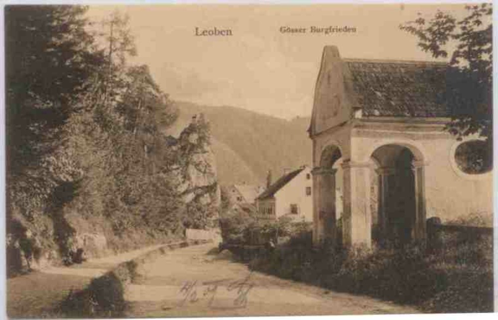 Leoben, Gösser Burgfrieden, Göss 1909